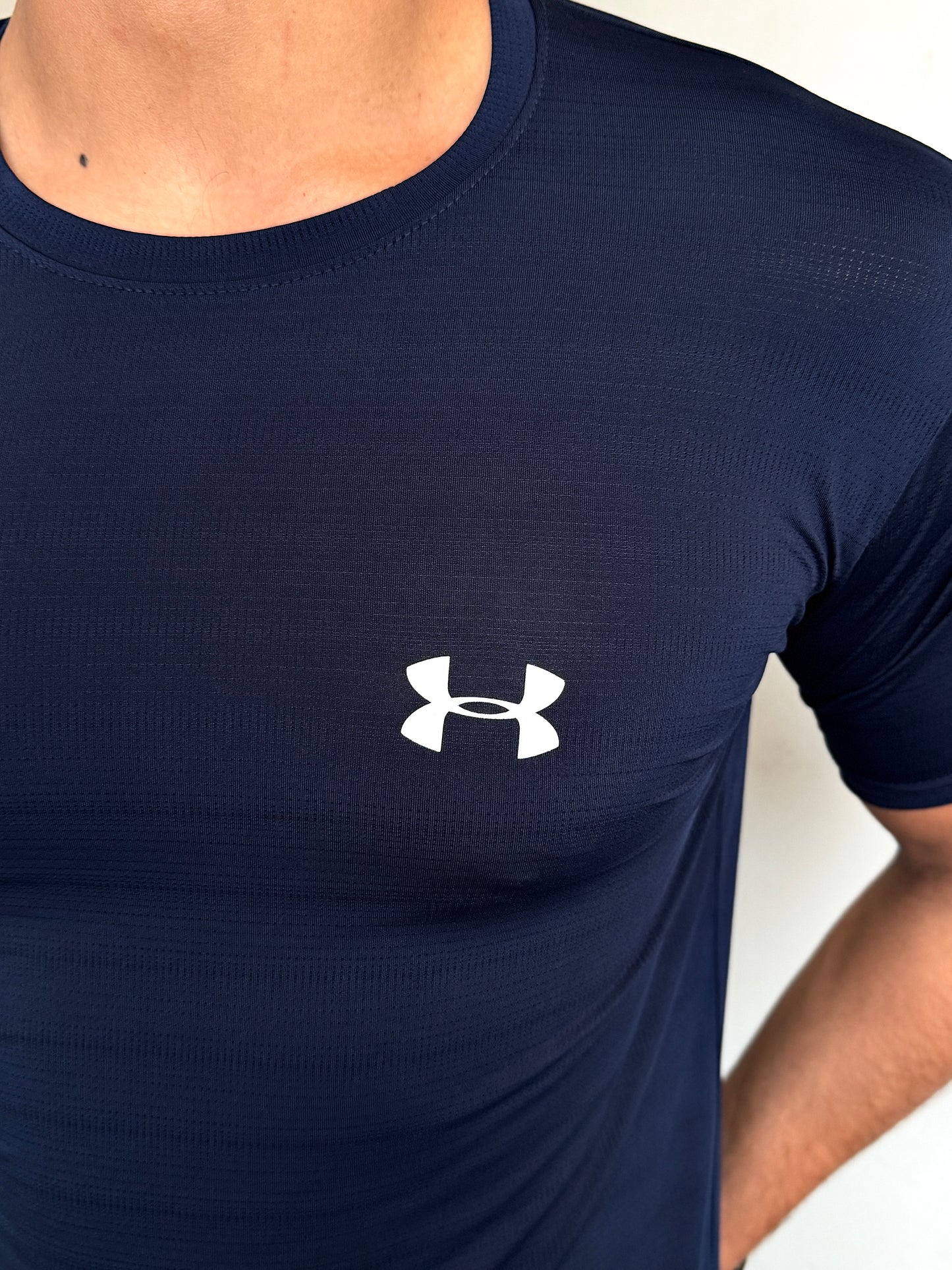 DURABLE LONG-LASTING STRETCHABLE SHIRT-NAVY