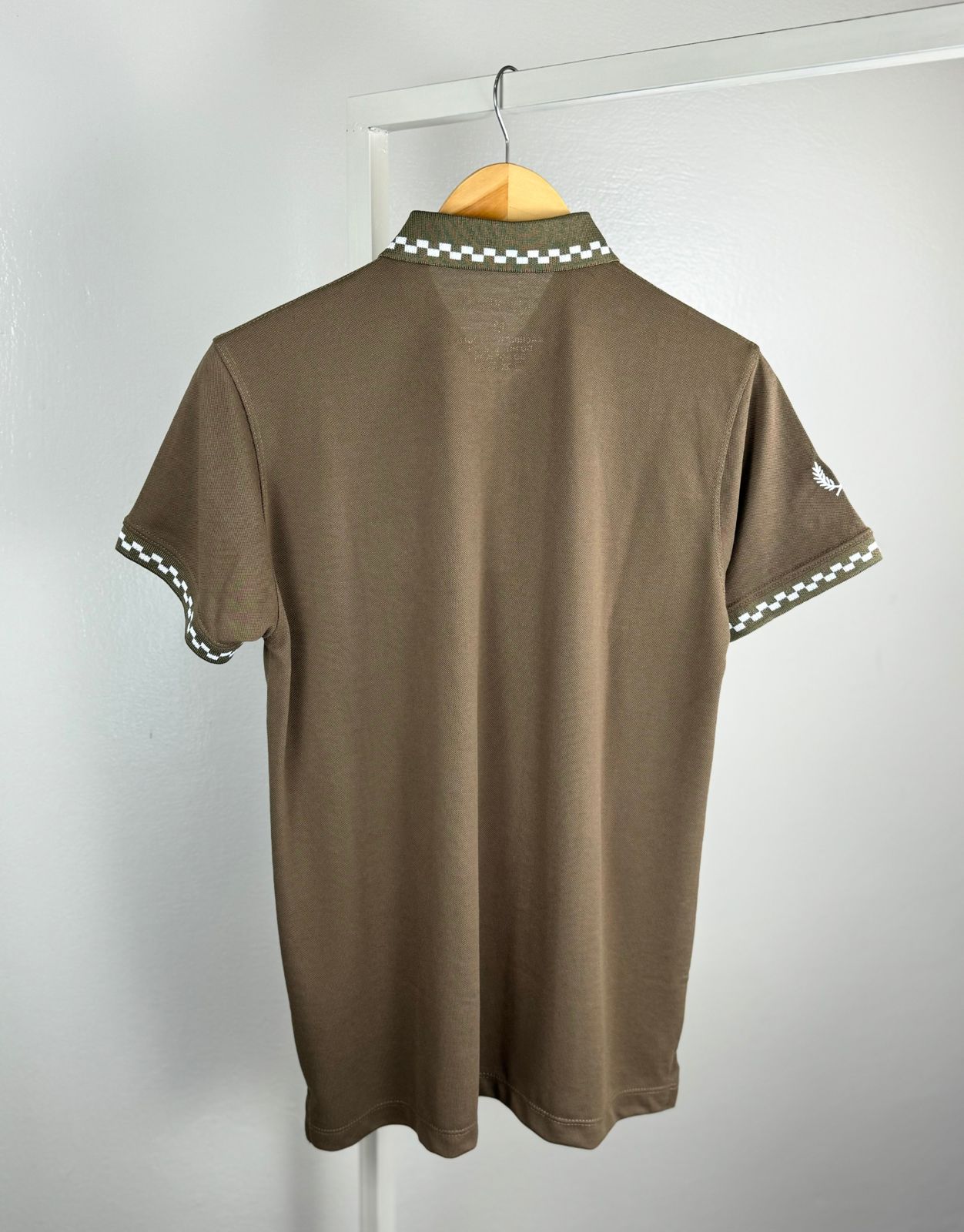 PREMIER COTTON POLO'S SHIRT WITH QUICK DRYING-BROWN