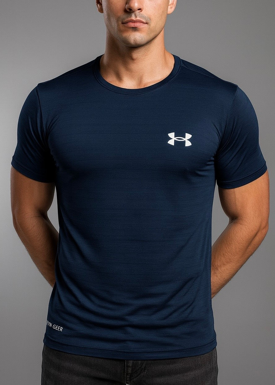 DURABLE LONG-LASTING STRETCHABLE SHIRT-NAVY