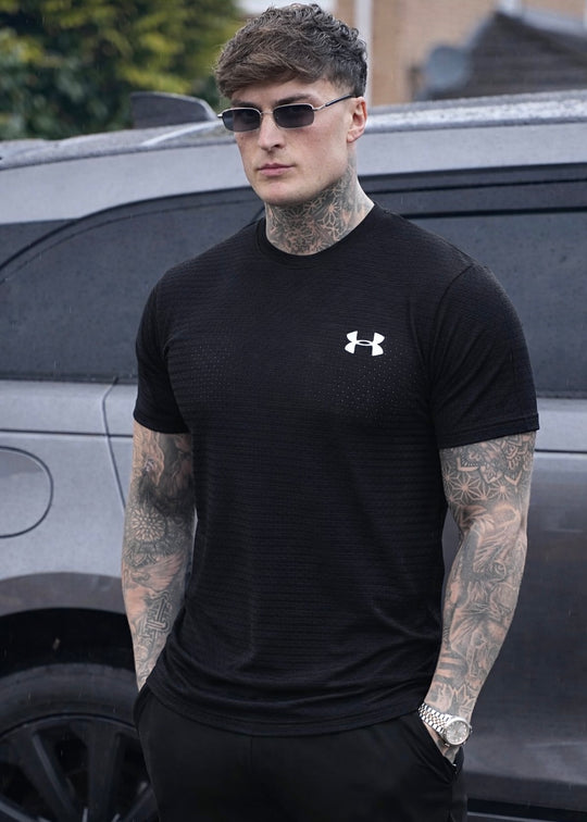 LYCRA STRETCHABLE STYLISH SHIRT-BLACK