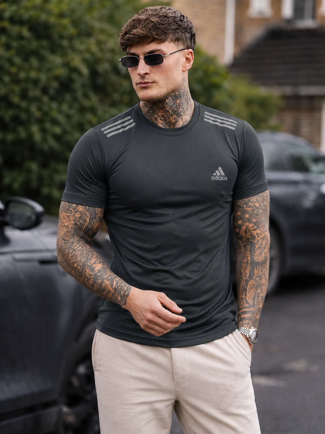 Elegant Summer Shirt-Gray