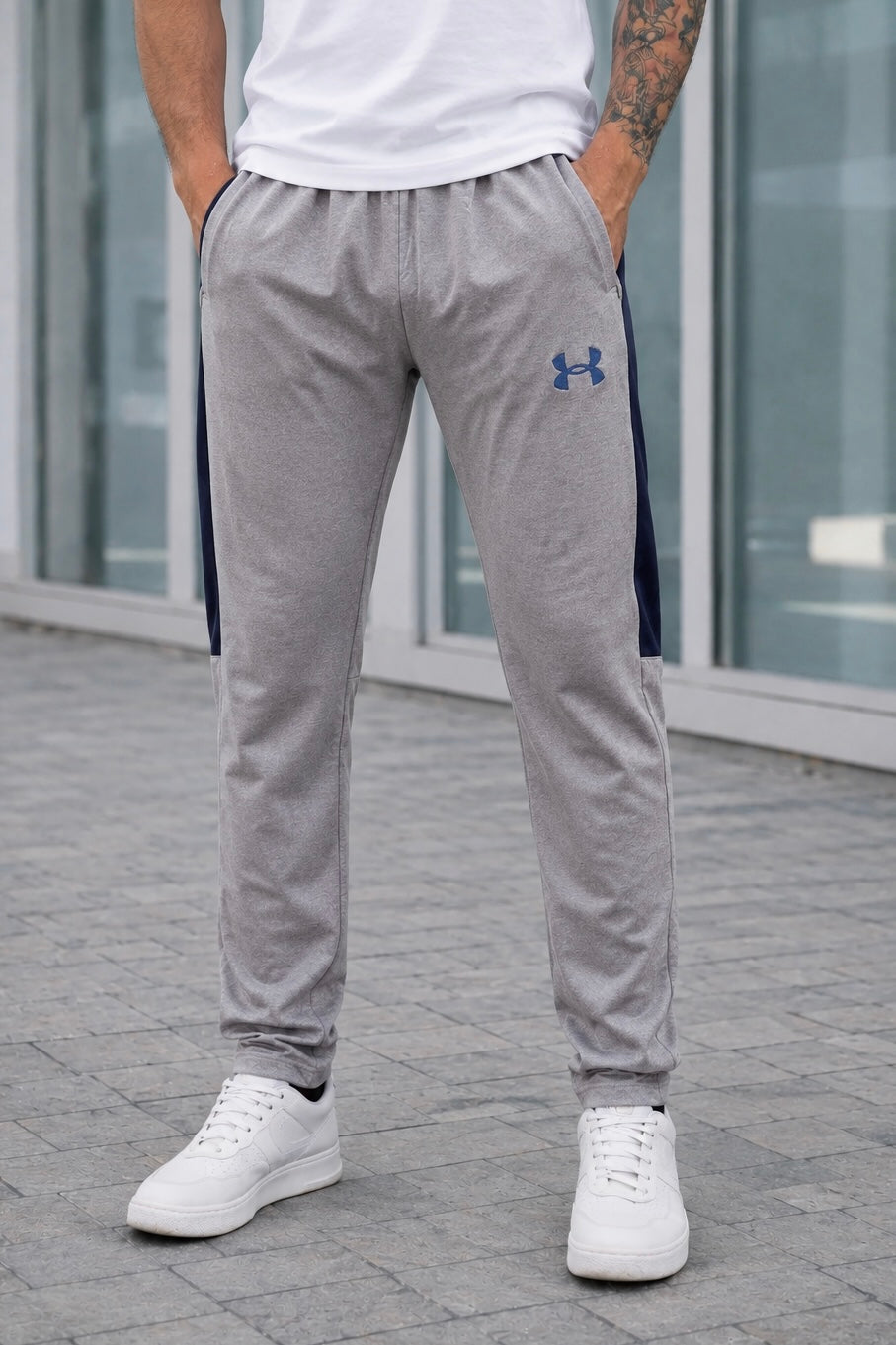 SOFTMOVE-TERRY TROUSER-GRAY