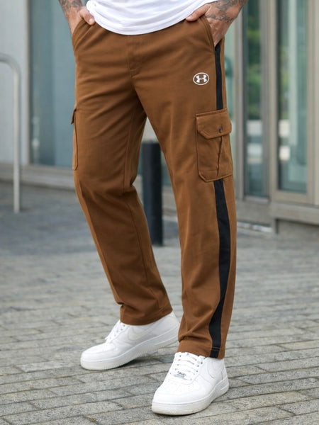 THE DYNAMIC FIT TROUSER-BROWN