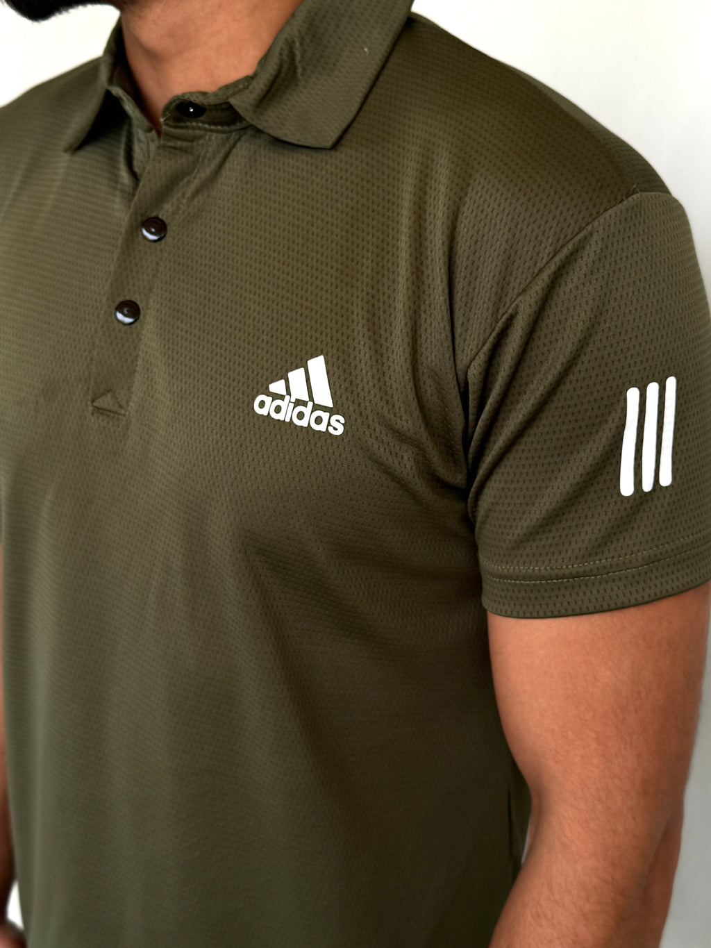 MESH IMPORTED LYCRA SHIRT-OLIVE