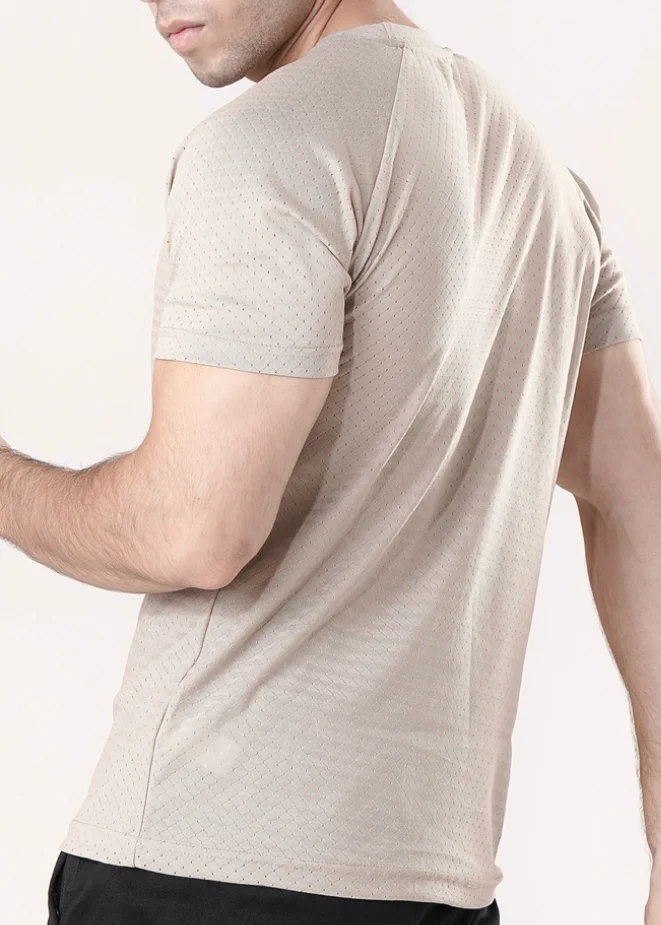 LYCRA STRETCHABLE STYLISH SHIRT-TAN