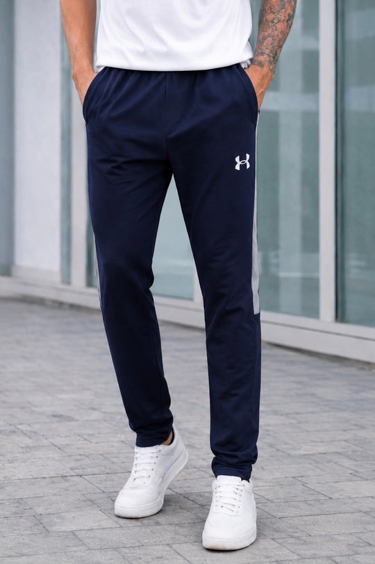 SOFTMOVE-TERRY TROUSER-NAVY