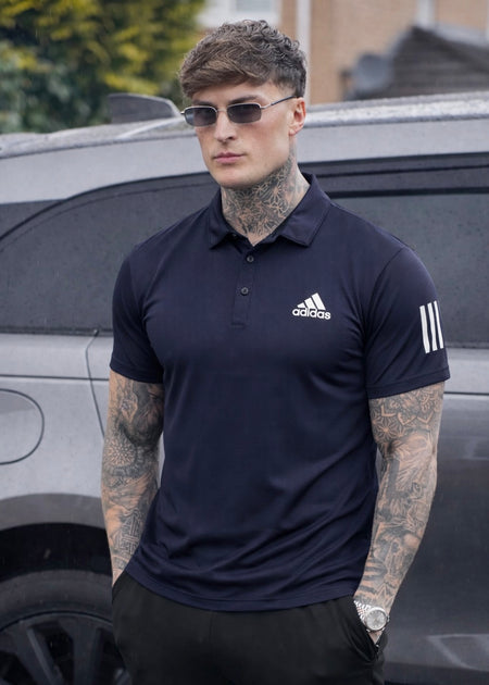MESH IMPORTED LYCRA SHIRT-NAVY