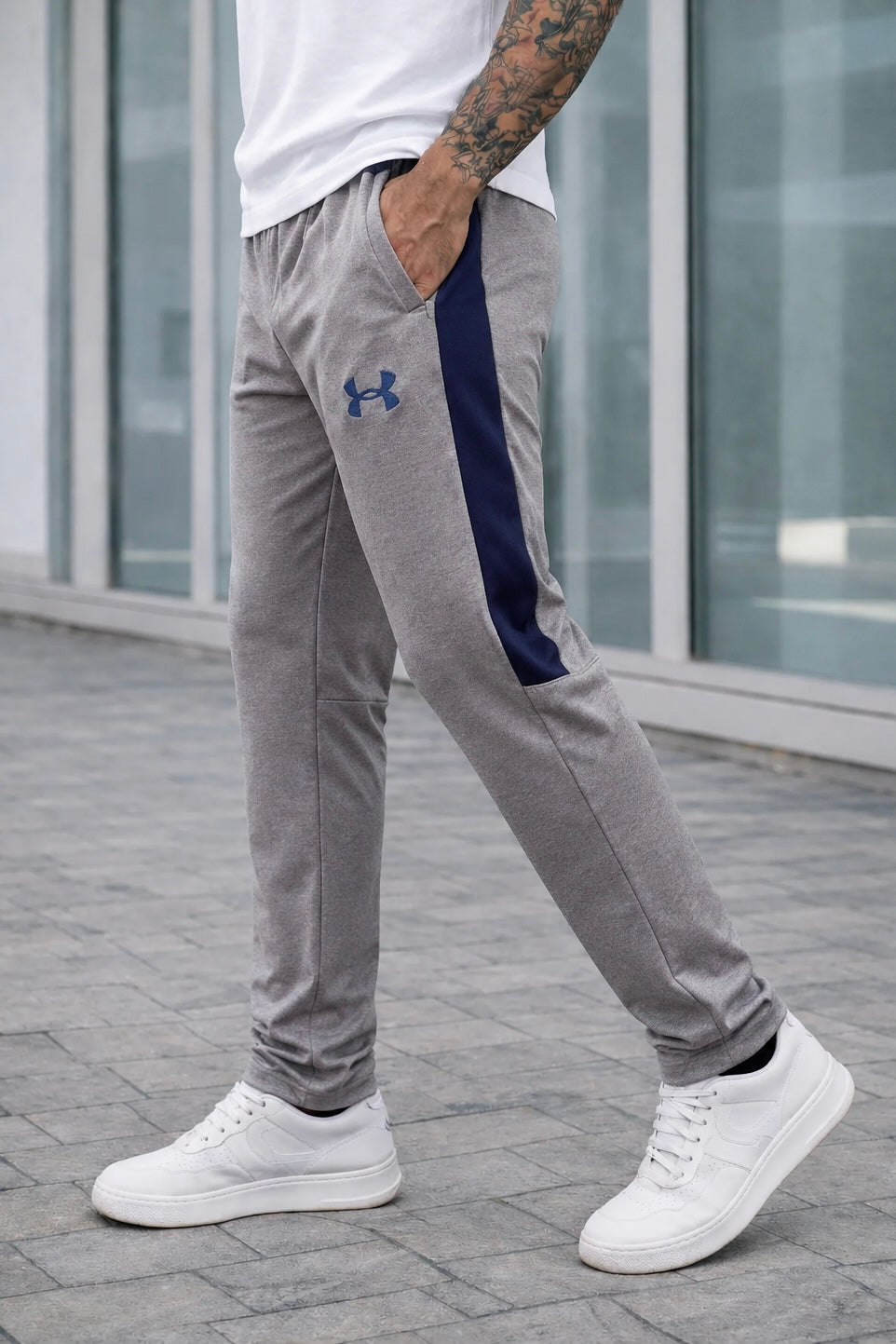 SOFTMOVE-TERRY TROUSER-GRAY