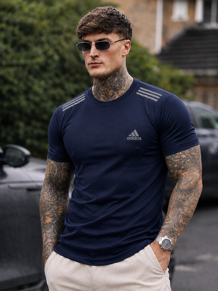 Elegant Summer Shirt-Navy