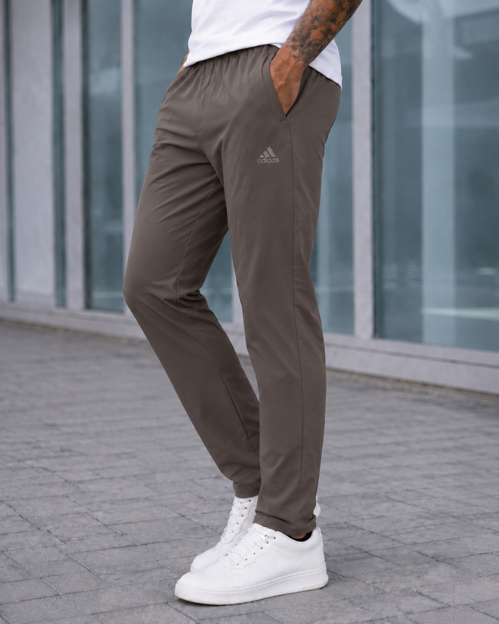 Premium Flex Trouser-BROWN