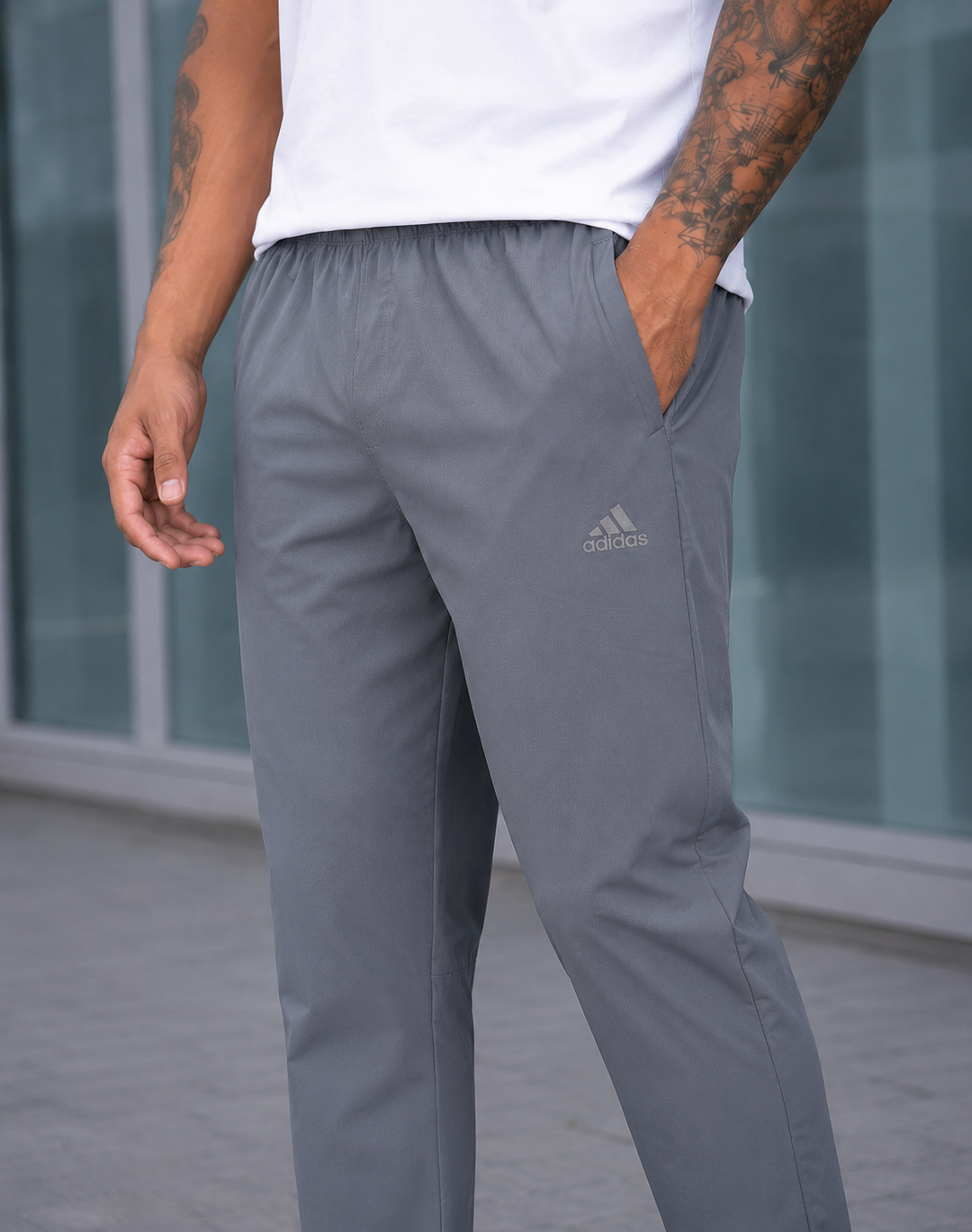 Premium Flex Trouser-GRAY