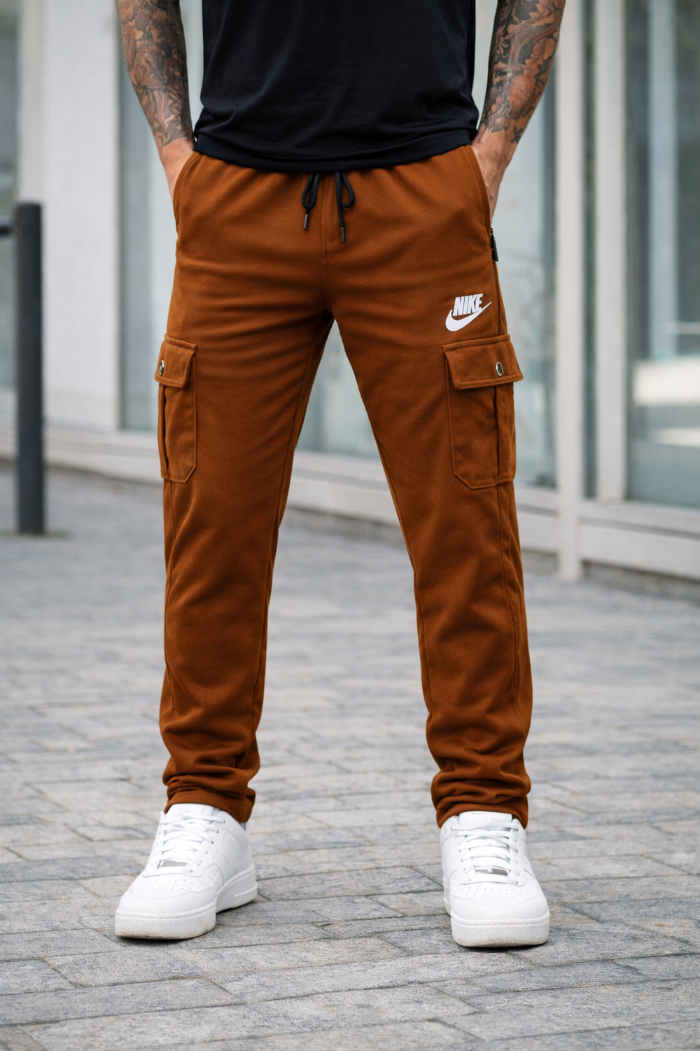 MOTION-FIT TROUSER-BROWN