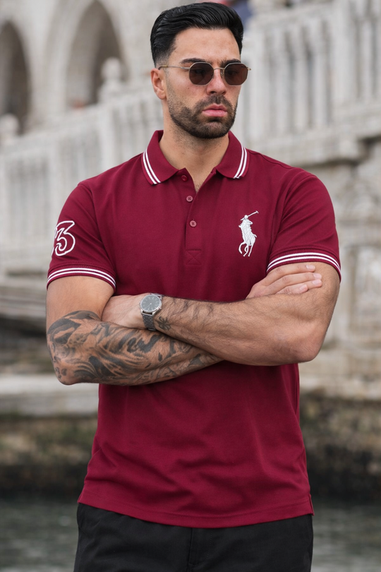 APEX-WEAR  POLO-MAROON