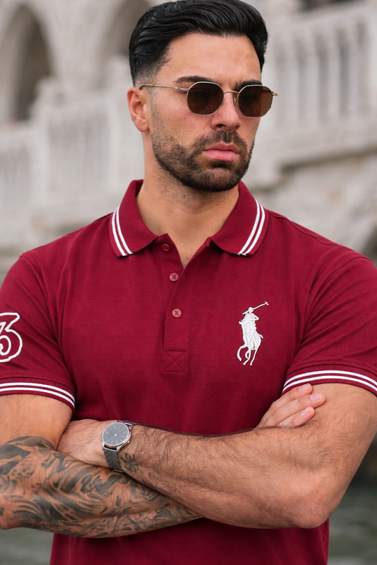 APEX-WEAR  POLO-MAROON