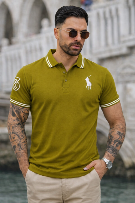 APEX-WEAR  POLO-OLIVE