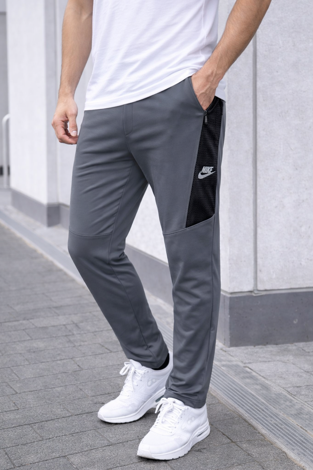 BOLD-LINE TROUSER-GRAY
