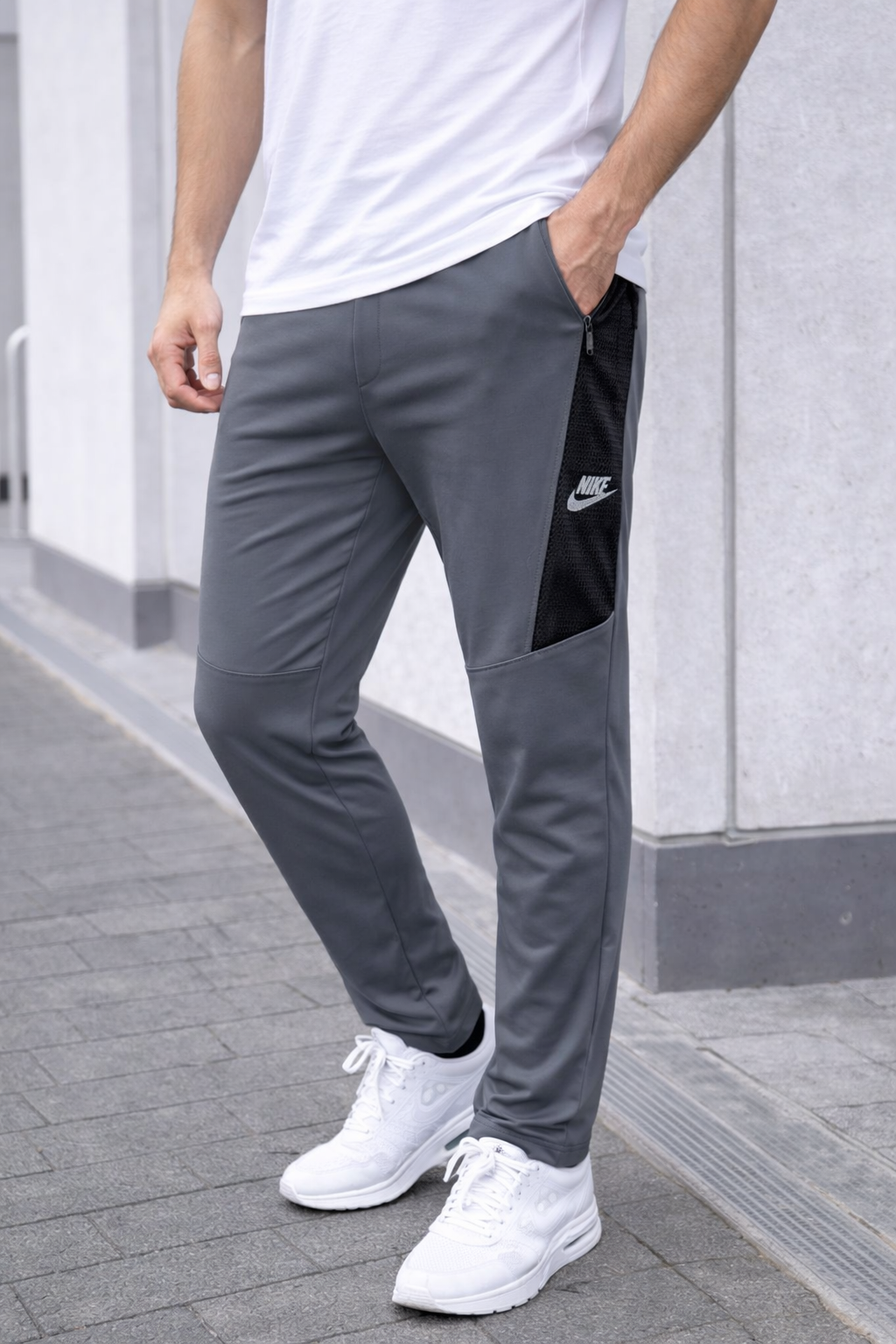 BOLD-LINE TROUSER-GRAY