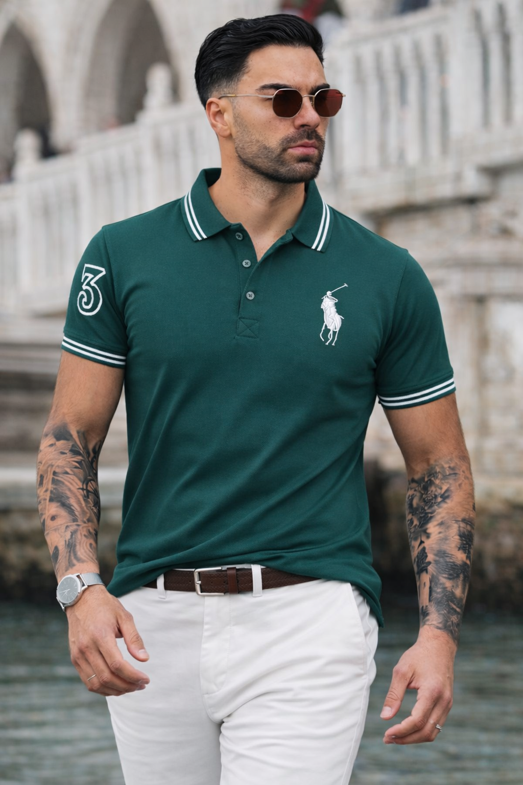 APEX-WEAR  POLO-GREEN