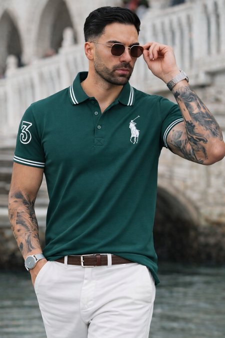 APEX-WEAR  POLO-GREEN