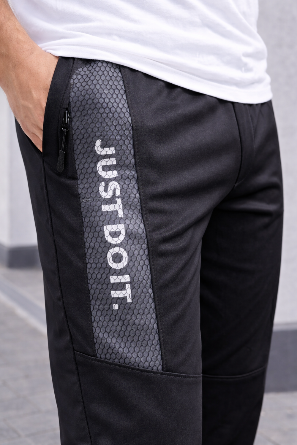 BOLD-LINE TROUSER-BLACK