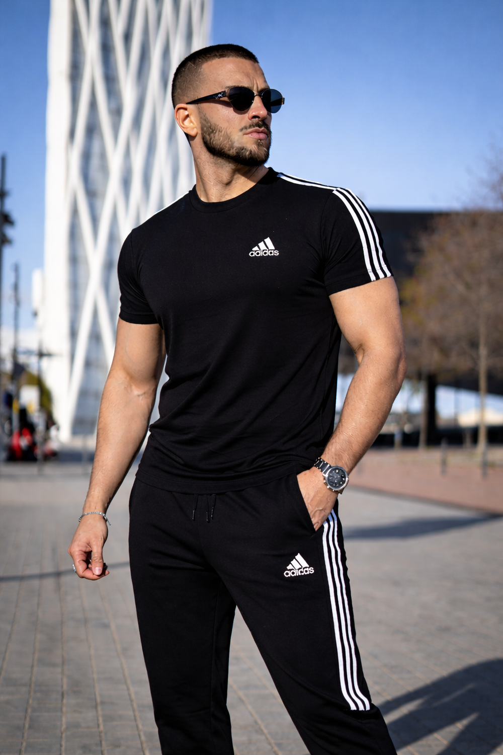 0018 Tracksuit energy:Endlessly comfortable-Black