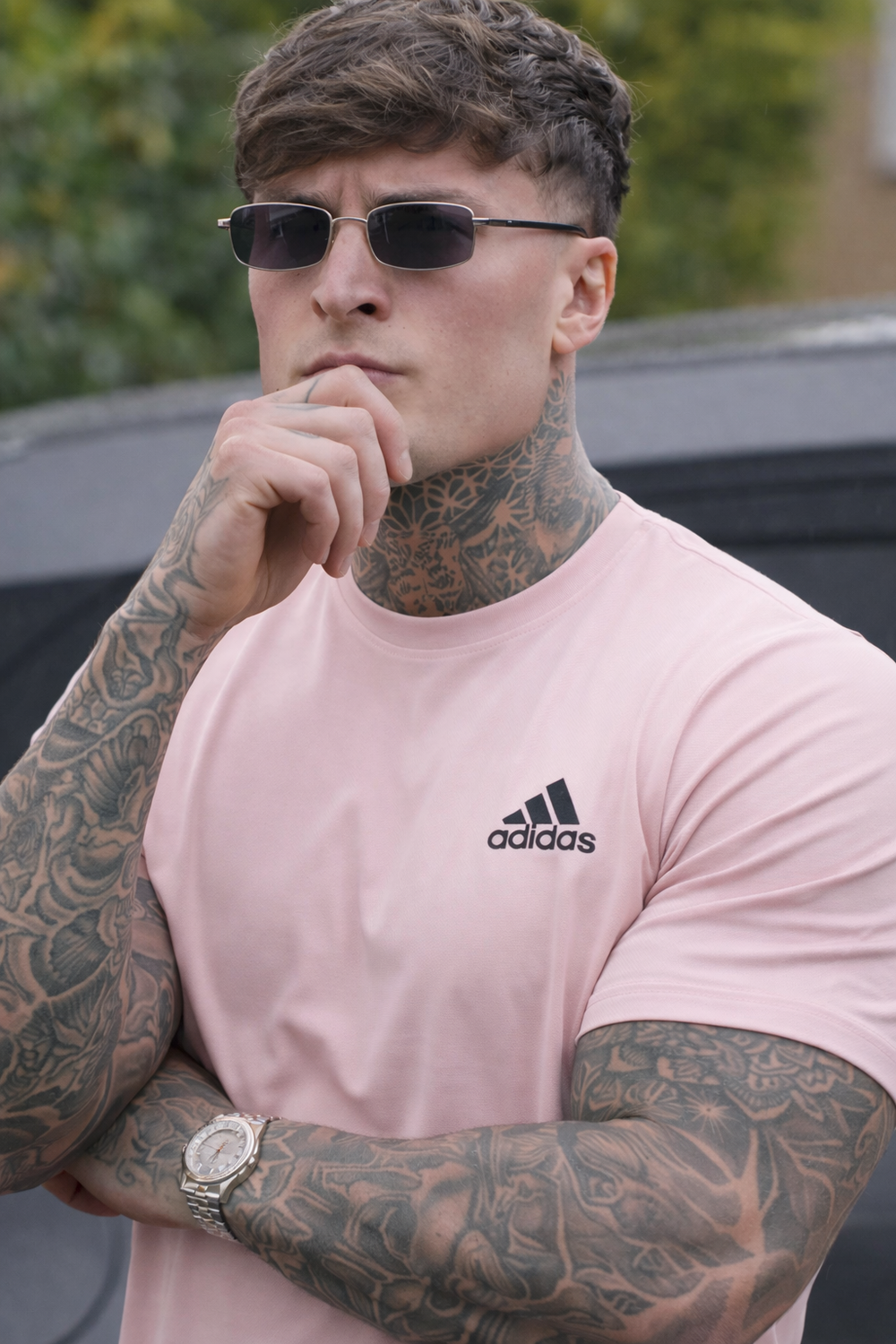 STRETCHABLE FOR EASE OF MOVEMENT SHIRT-LIGHT ROSE