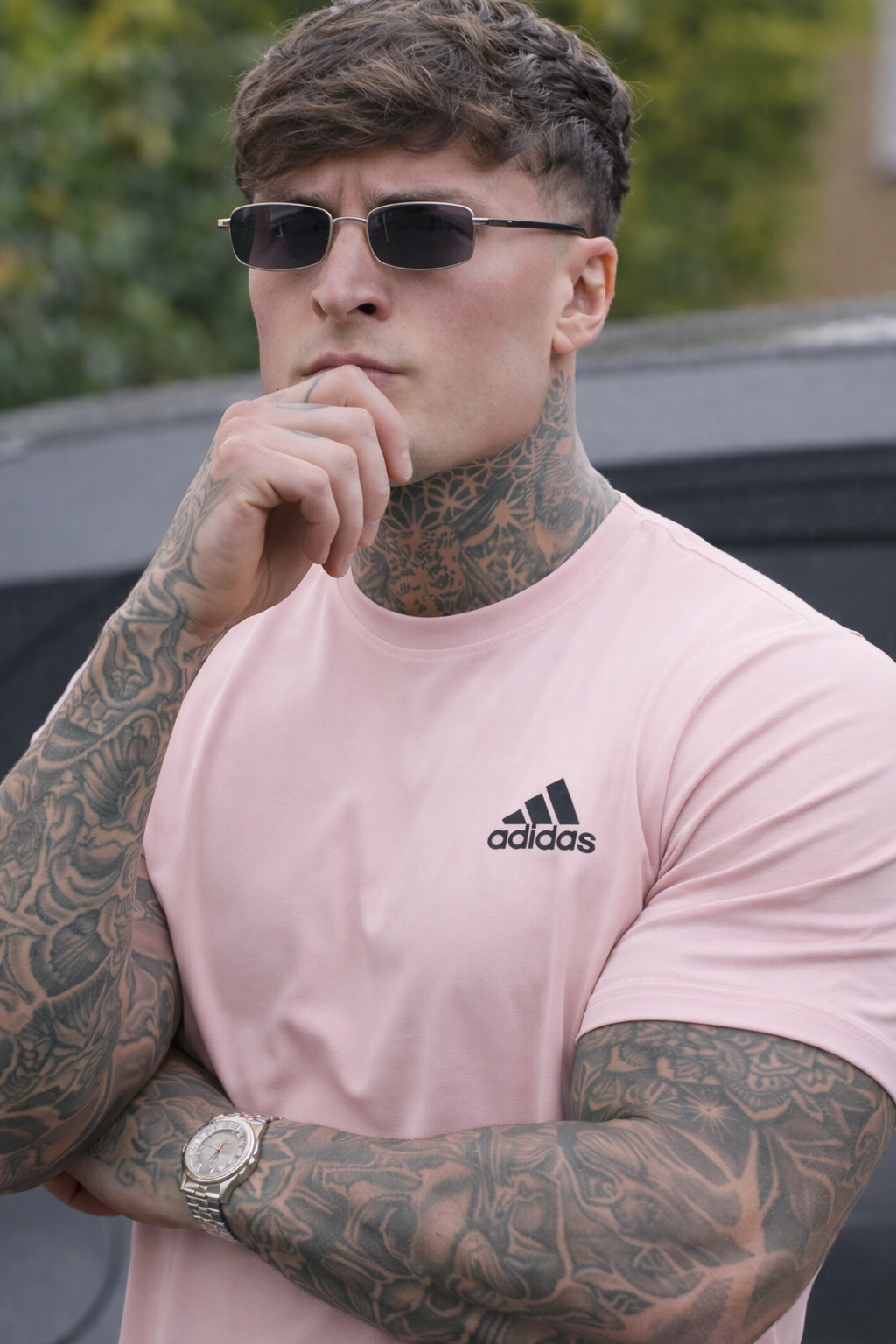 STRETCHABLE FOR EASE OF MOVEMENT SHIRT-LIGHT ROSE