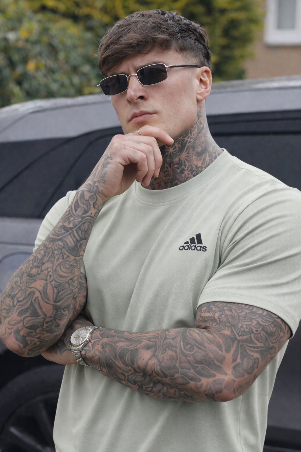 STRETCHABLE FOR EASE OF MOVEMENT SHIRT-SEA GREEN