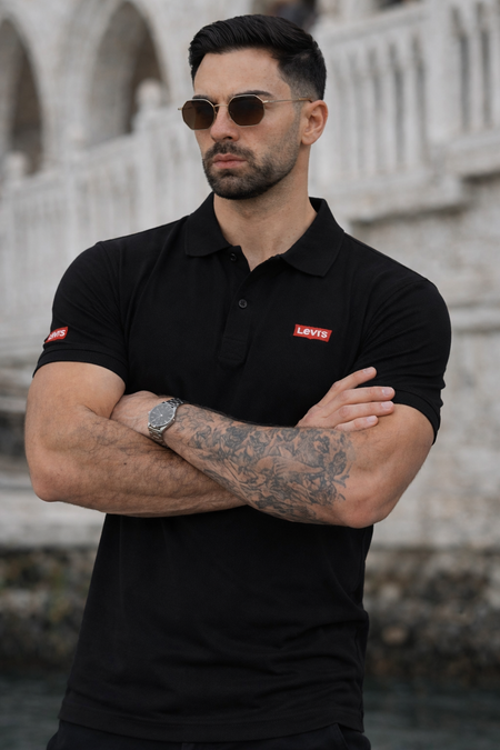 LUXE-MOTION POLO-BLACK