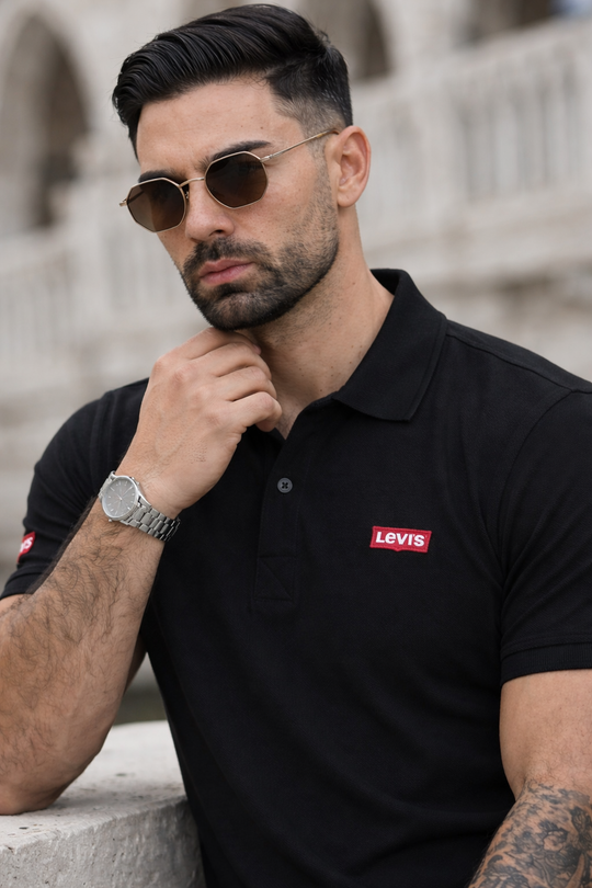 LUXE-MOTION POLO-BLACK