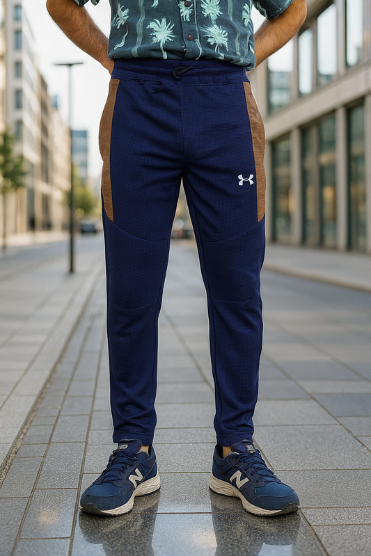 WAFFLE ULTRA FIT TROUSER-NAVY