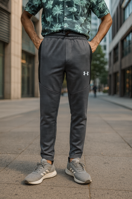 WAFFLE ULTRA FIT TROUSERS-GRAY