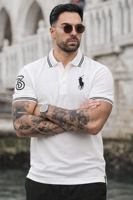 APEX-WEAR  POLO-WHITE