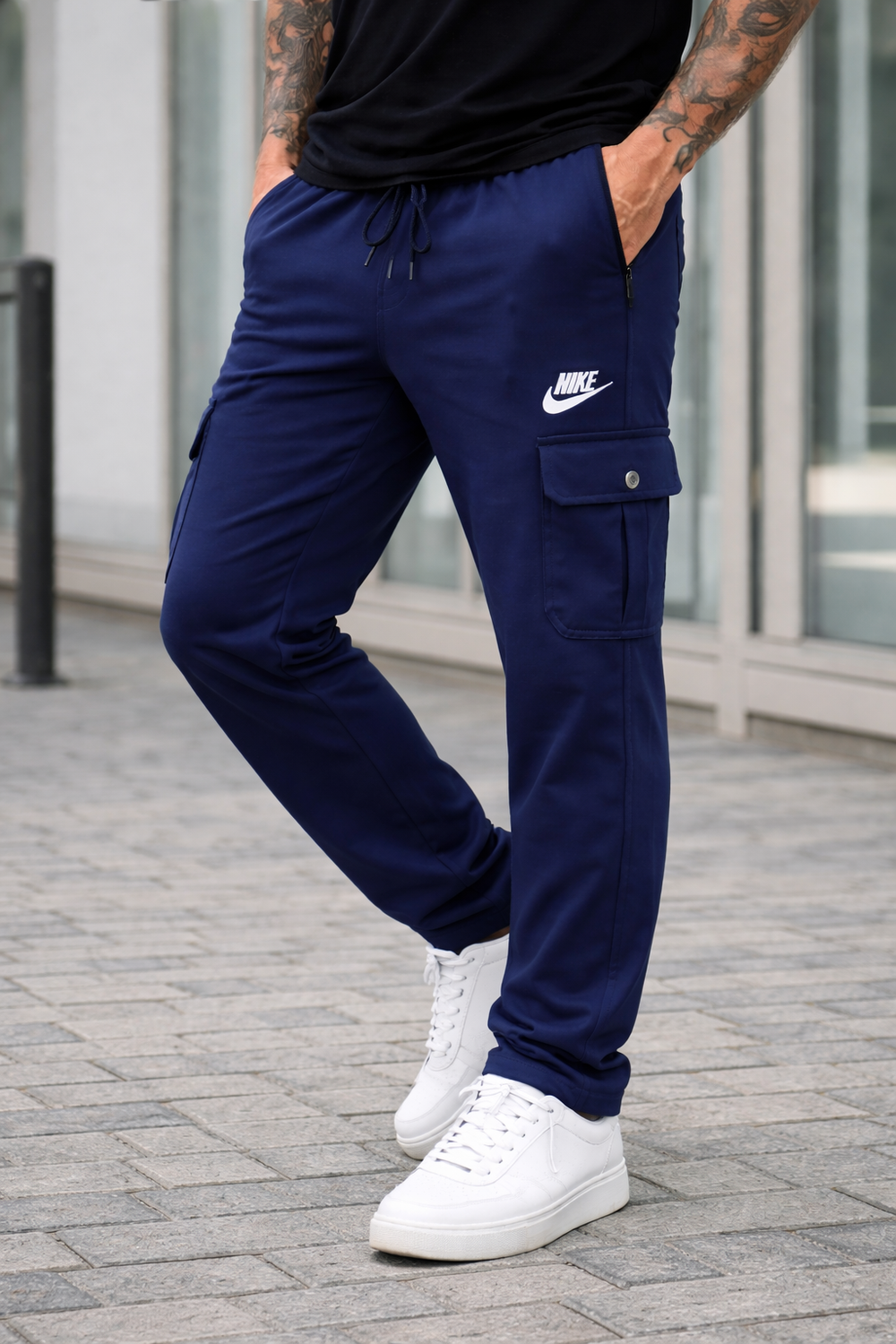 MOTION-FIT TROUSER-NAVY