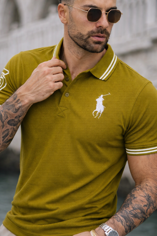 APEX-WEAR  POLO-OLIVE
