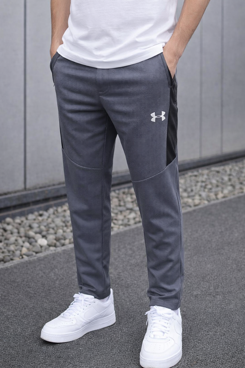 WAFFLE ULTRA FIT TROUSERS-GRAY