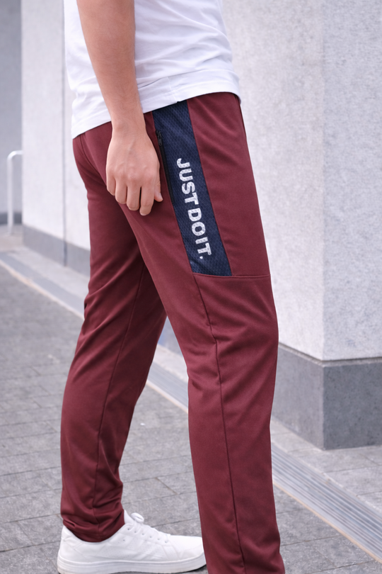 BOLD-LINE TROUSER-MAROON