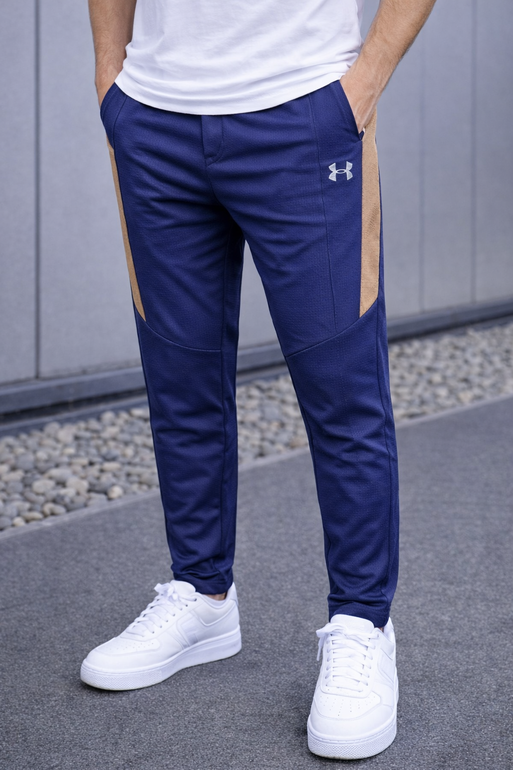 WAFFLE ULTRA FIT TROUSER-NAVY