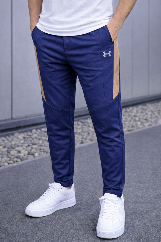 WAFFLE ULTRA FIT TROUSER-NAVY