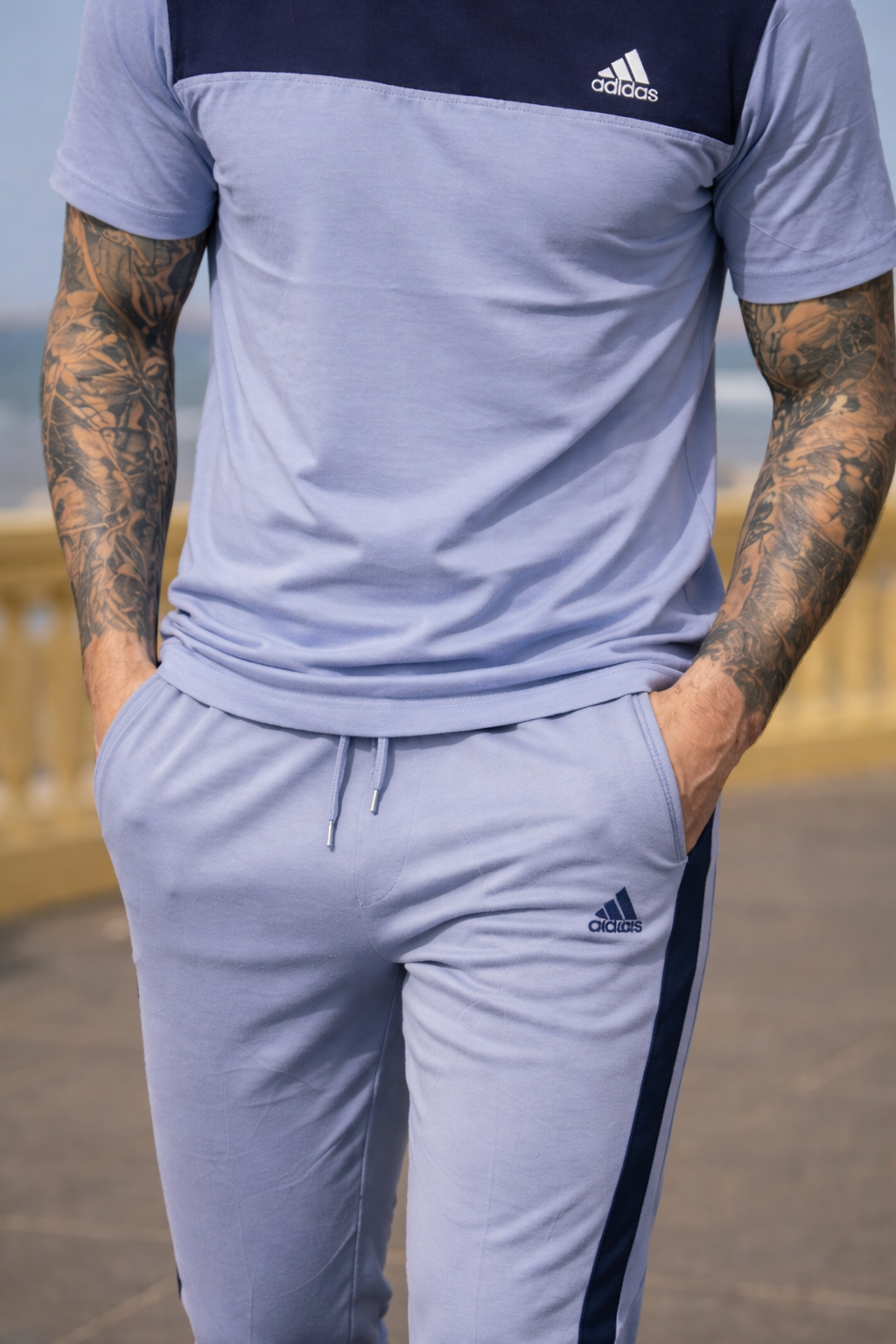 0022 THE SKYEDGE TRACKSUIT-LF SKYBLUE