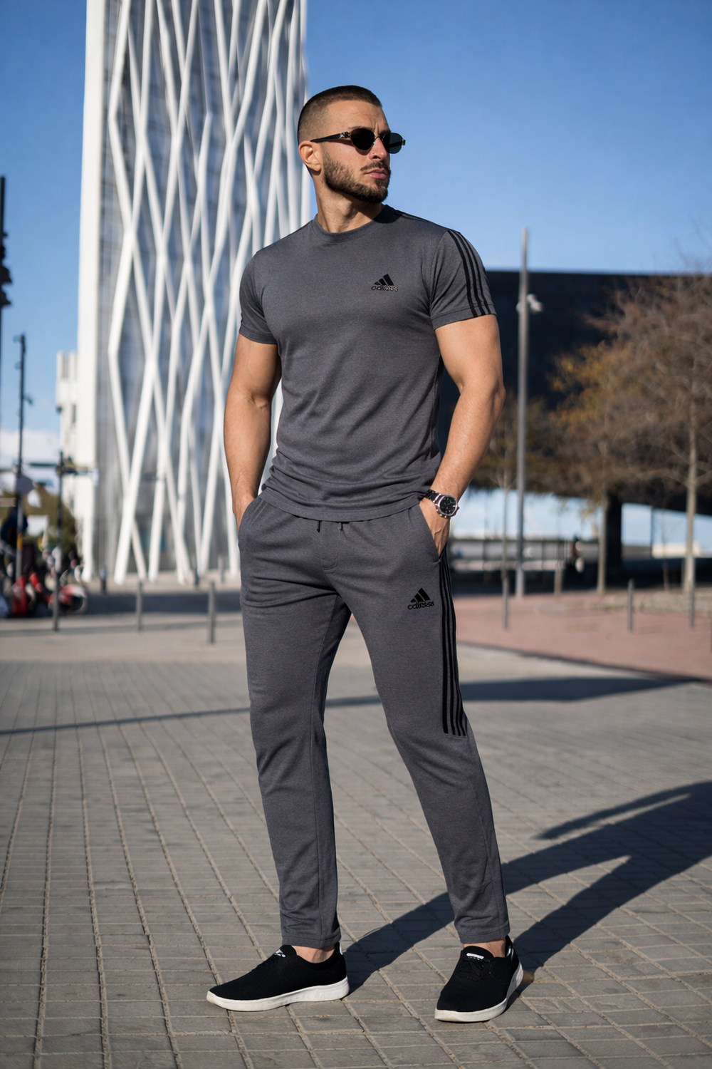 0021 Tracksuit energy:Endlessly comfortable-charcoal