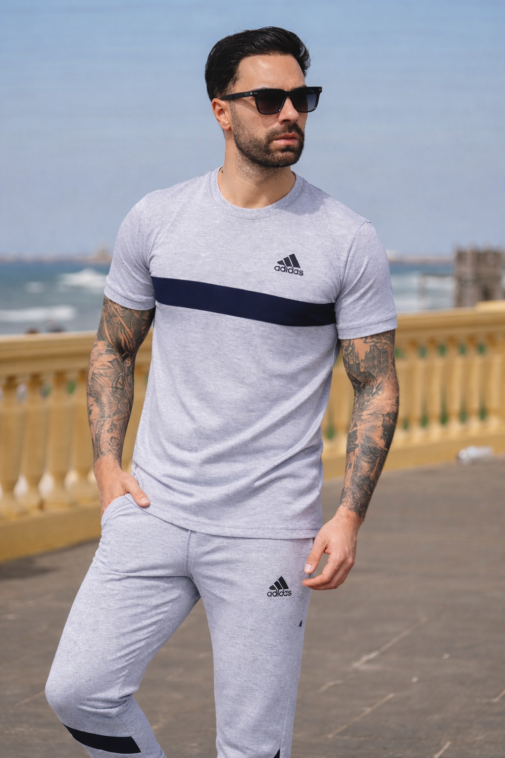 0014 Swift Flex Versatile designed WITH COTTON tracksuit - GREY