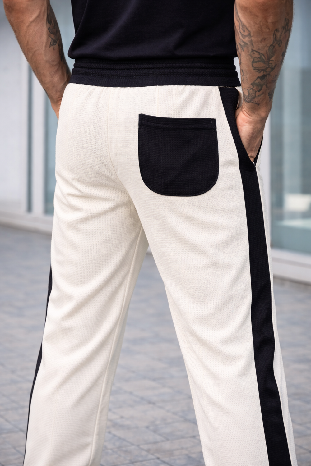 THE BRONZE FIT TROUSER-WHITE