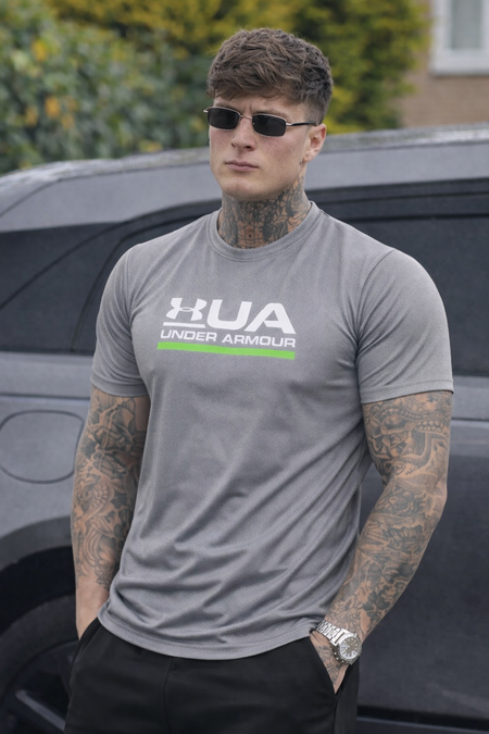 MOVE FLOW DRY-FIT T-SHIRT STRETCHINESS AND LIGHTWEIGHT - GREY