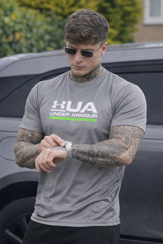 MOVE FLOW DRY-FIT T-SHIRT STRETCHINESS AND LIGHTWEIGHT - GREY