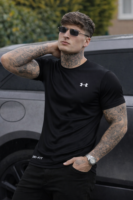 DURABLE LONG-LASTING STRETCHABLE SHIRT-BLACK