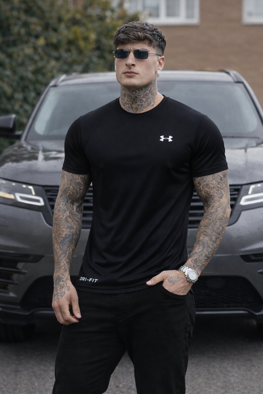 DURABLE LONG-LASTING STRETCHABLE SHIRT-BLACK