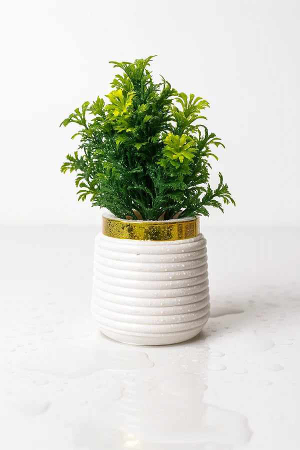 Green Indoor Artificial Plastic Wild Plant for Home Decorate (1 pcs)