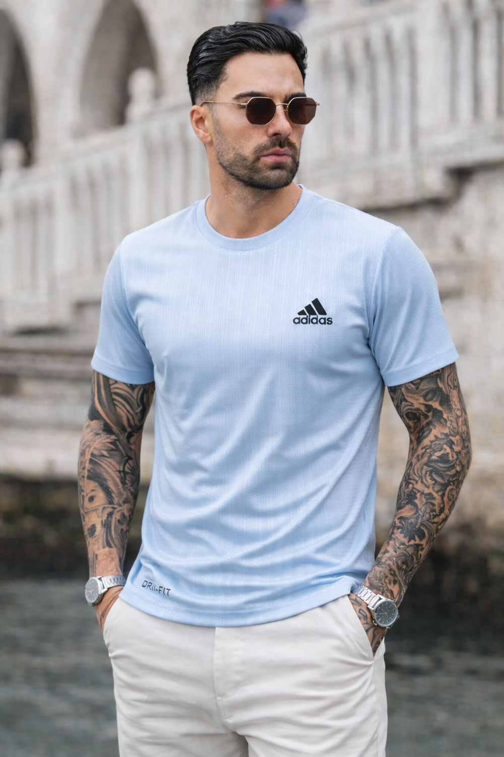 THE ALPHA TEE-SKYBLUE