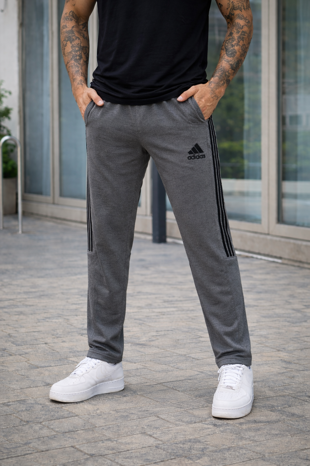 THE SHADOW LINE TROUSER -CHARCOAL